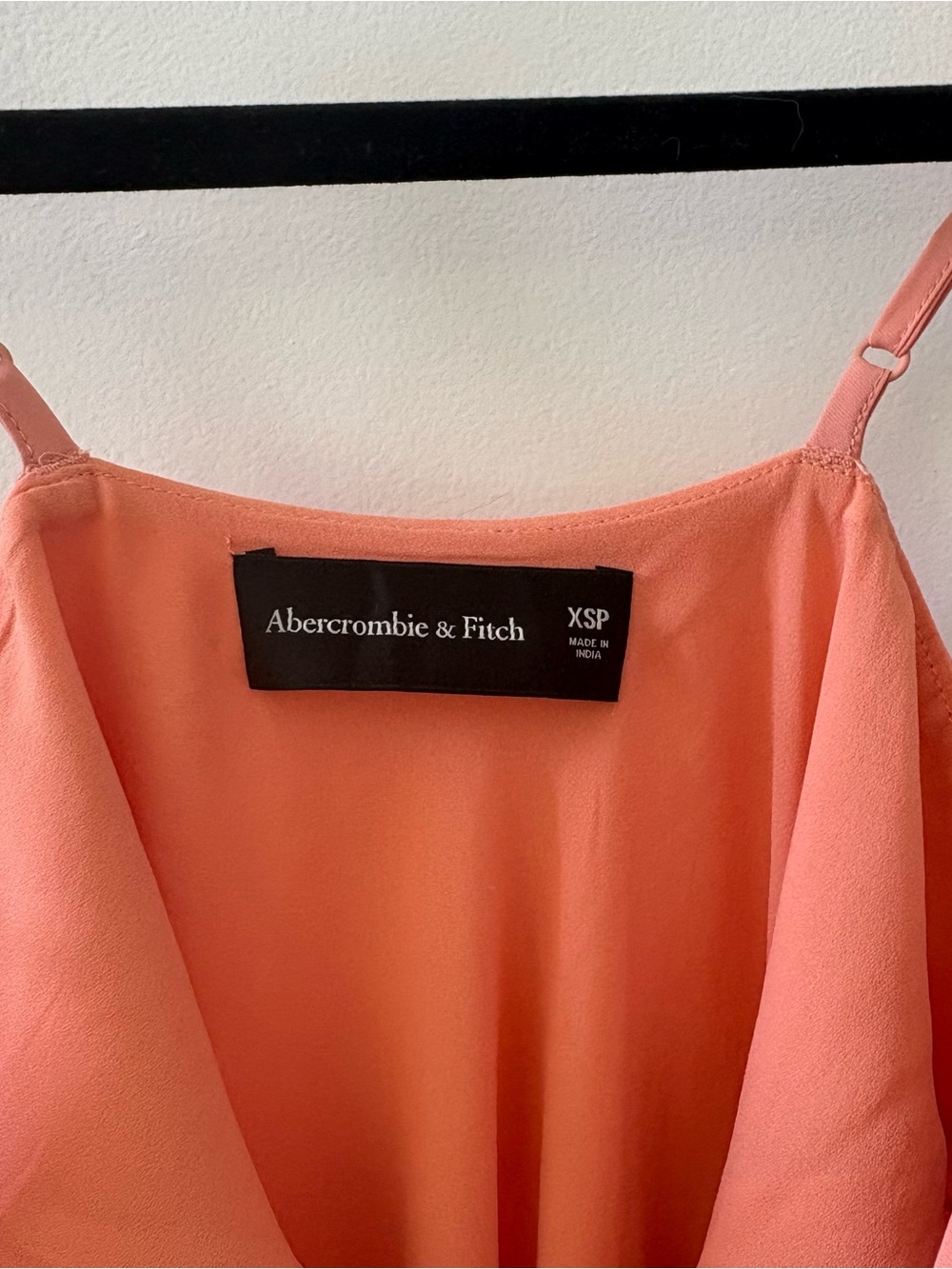 Abercrombie & Fitch Coral-Peach Cowl Neck Maxi Dress - Picture 5 of 6